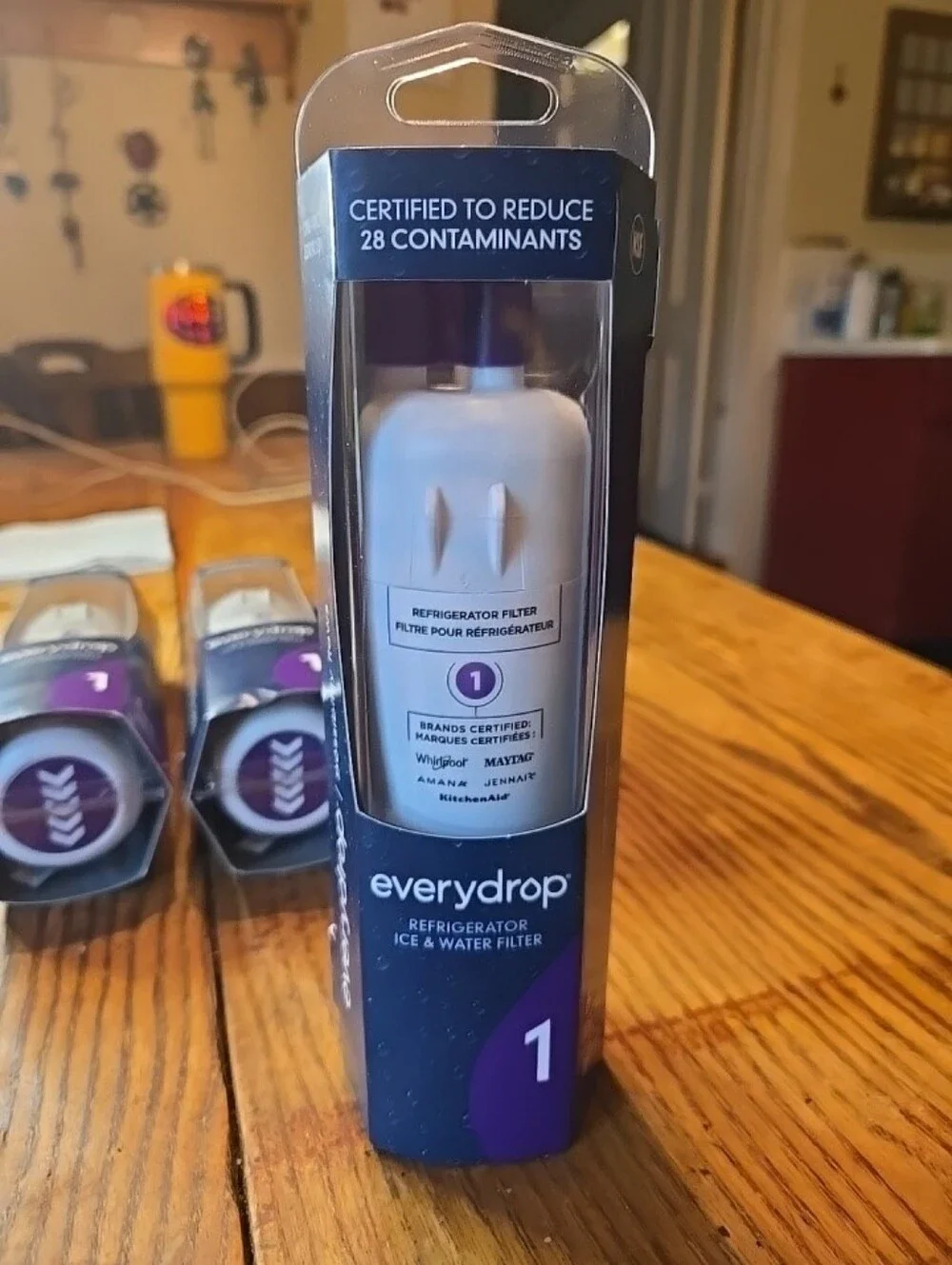 EveryDrop #1  Refrigerator Ice and Water Filter ΕDR1RXD1 New SEALED Lot Of 4